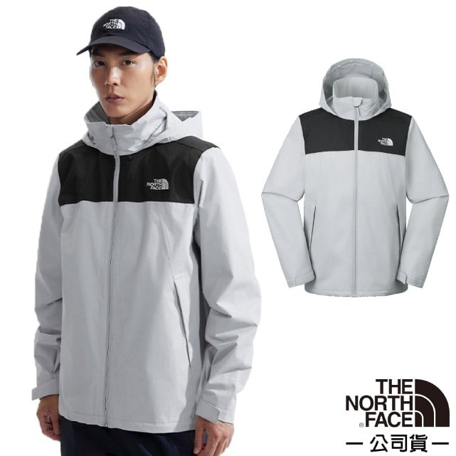 【The North Face】男 NEW SANGRO 輕薄款 防風防潑水可調節連帽外套/88FR-C3F 星塵灰 N✿30E010